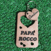 Immagine di Portachiavi per il Papà in Legno