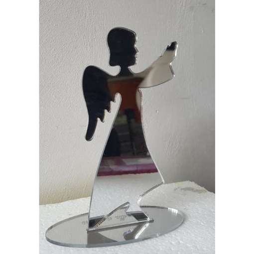 Immagine di Angelo in Plexiglass Argento