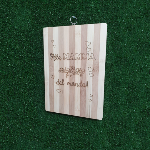 Immagine di Tagliere in Bamboo Personalizzato