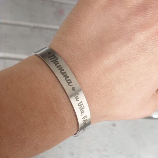 Immagine di Bracciale in Acciaio Personalizzato