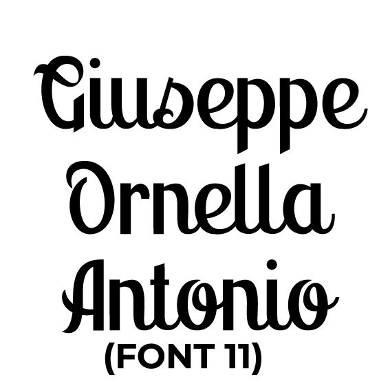 Font 11