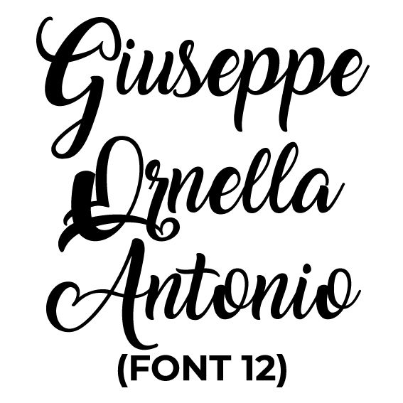 Font 12