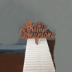 Immagine di Cake Topper in Legno Ciliegio