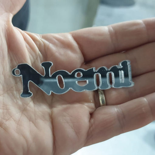 Immagine di Nome Portachiavi in Plexiglass