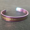 Immagine di Bracciale in Acciaio con Incisione Personalizzata