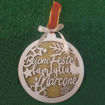 Immagine di Dietro Porta Natalizio in Legno Personalizzato Colorato