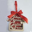 Immagine di Dietro Porta Natalizio in Legno Personalizzato Colorato