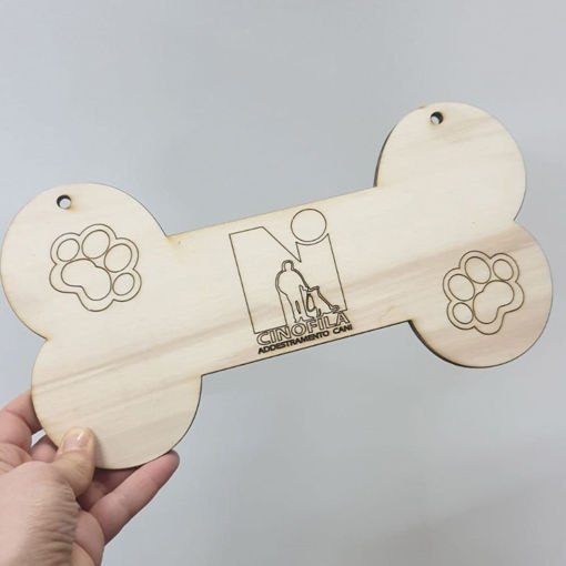 Immagine di Targa in legno per attività commerciale