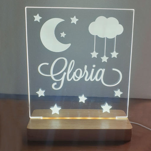 Immagine di Lampada led in Plexiglass con stampa