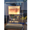 Lampada led in Plexiglass con foto e frase