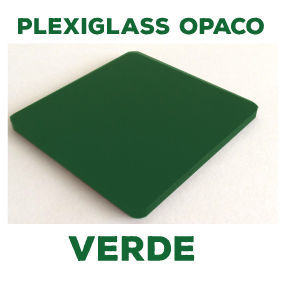Plexiglass Verde Opaco