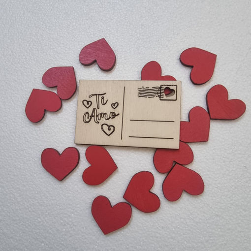 Immagine di Cartoline in legno