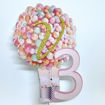 Cake Topper in Legno Stampato con Gomma Eva