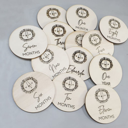 Set 13 Card in Legno per Complimese