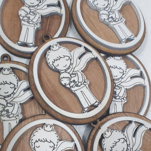 Segnaposti in legno con Piccolo Principe Personalizzato