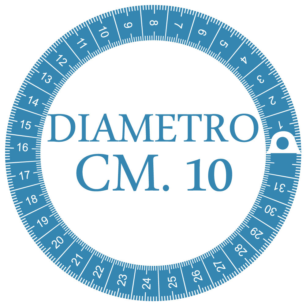 diametro 10 cm.