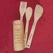 Set Mestoli e Porta Mestoli in Legno