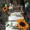 Cake Topper Sposi in Legno personalizzato