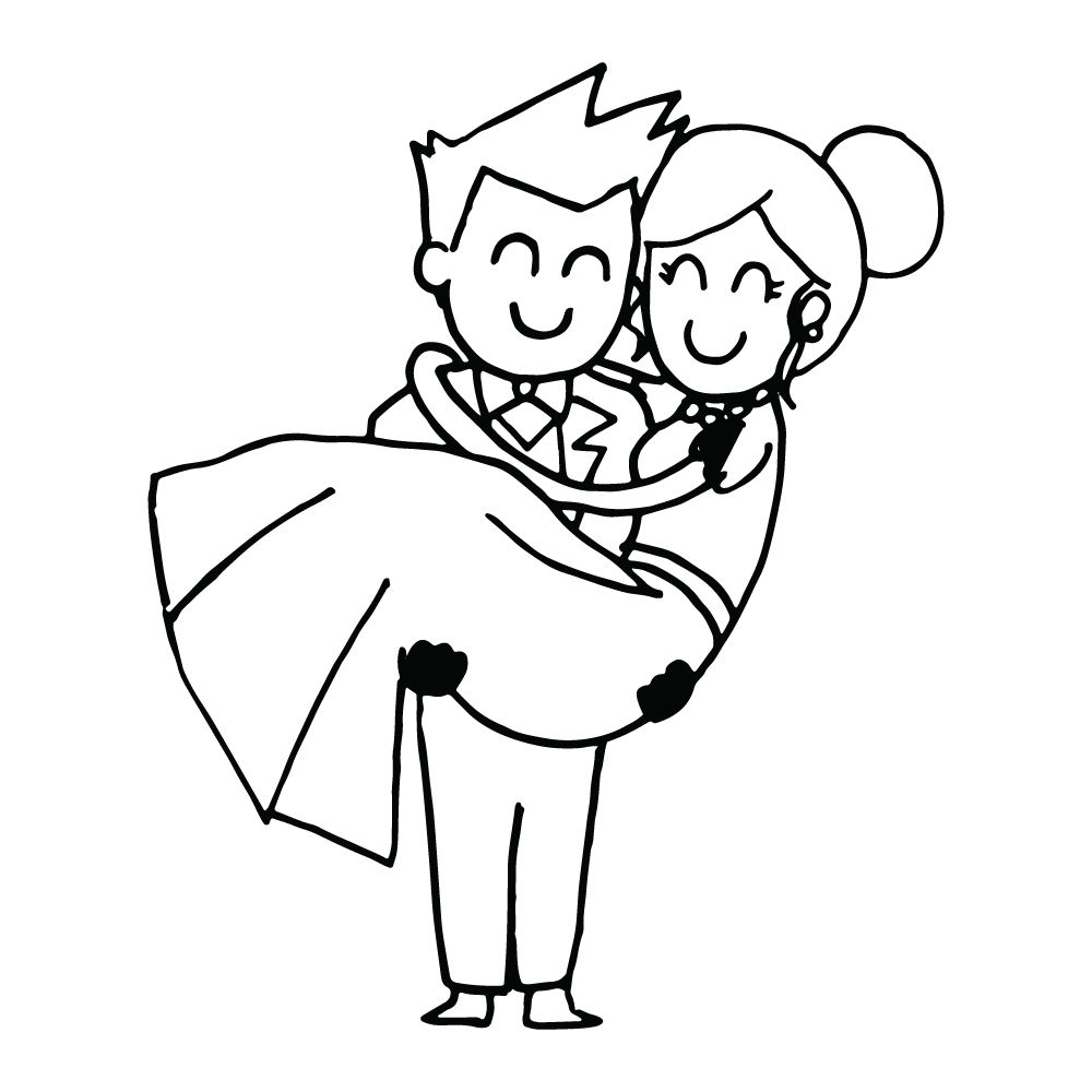 Sposa in braccio