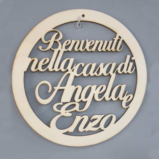 Dietro Porta in Legno Personalizzato