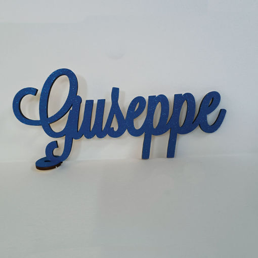 Nome in Legno da Tavolo Personalizzabile