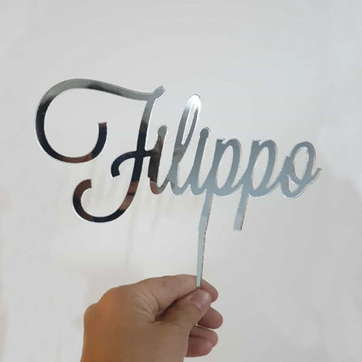 Cake Topper in Plexiglass con il Nome