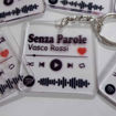 Portachiavi in Plexiglass con codice Spotify personalizzato