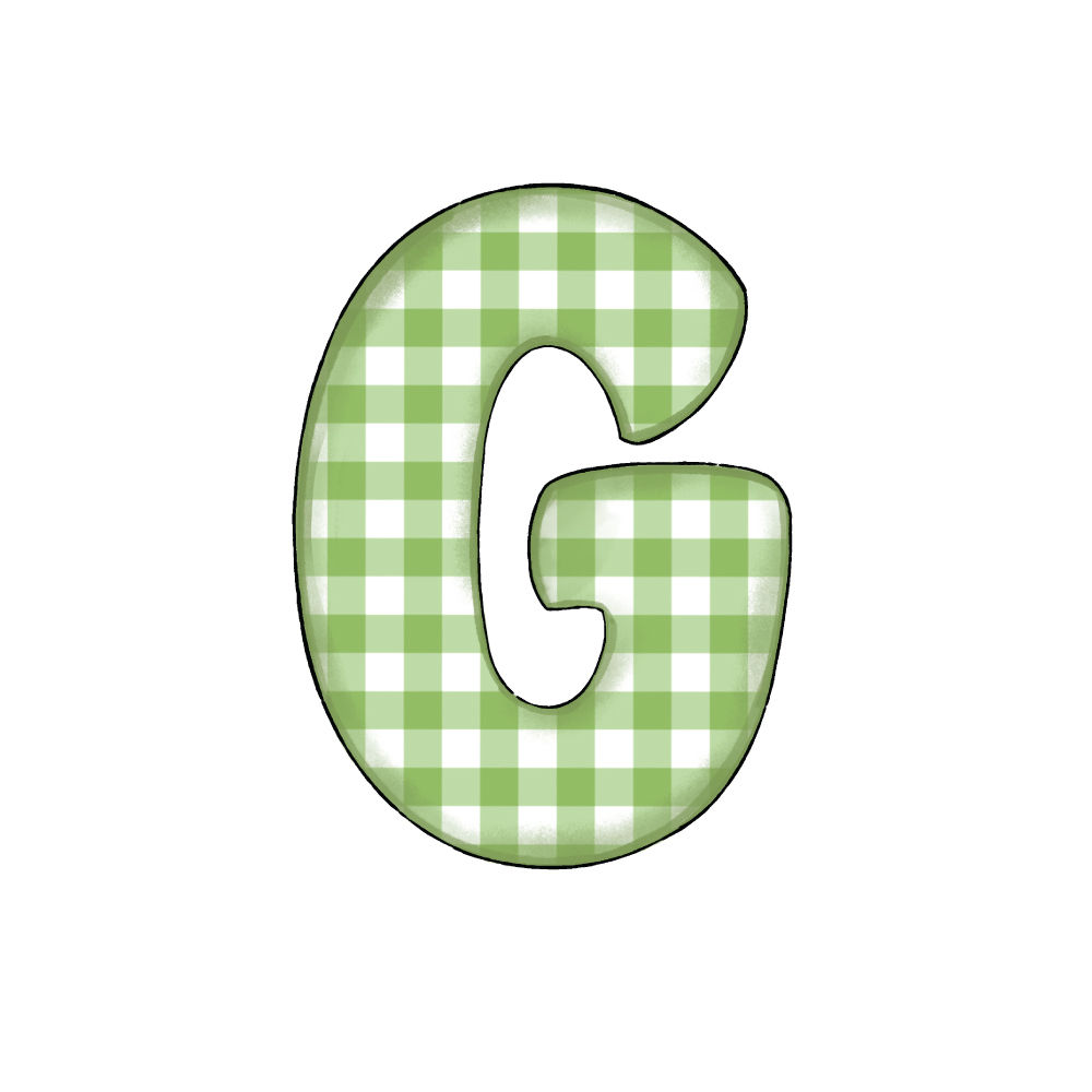 Lettera G Green Check
