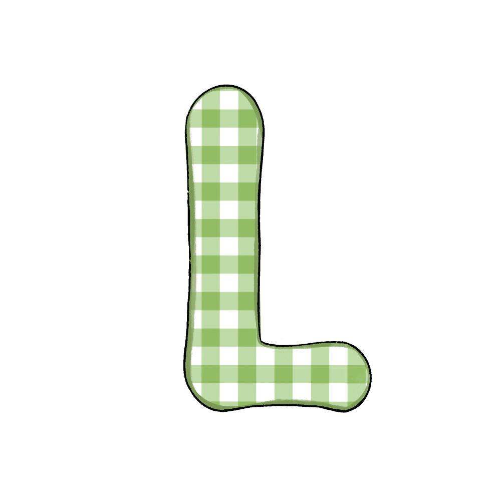 Lettera L Green Check