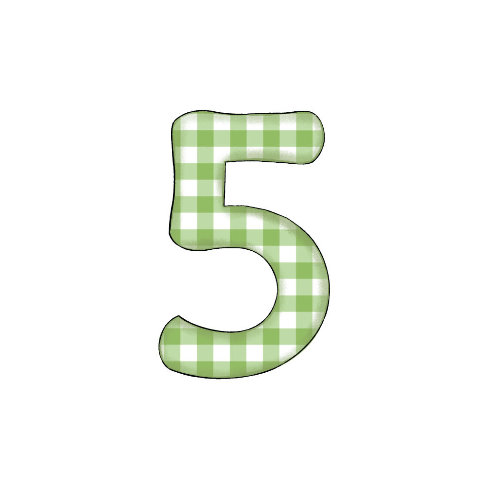 Numero 5 Green Check
