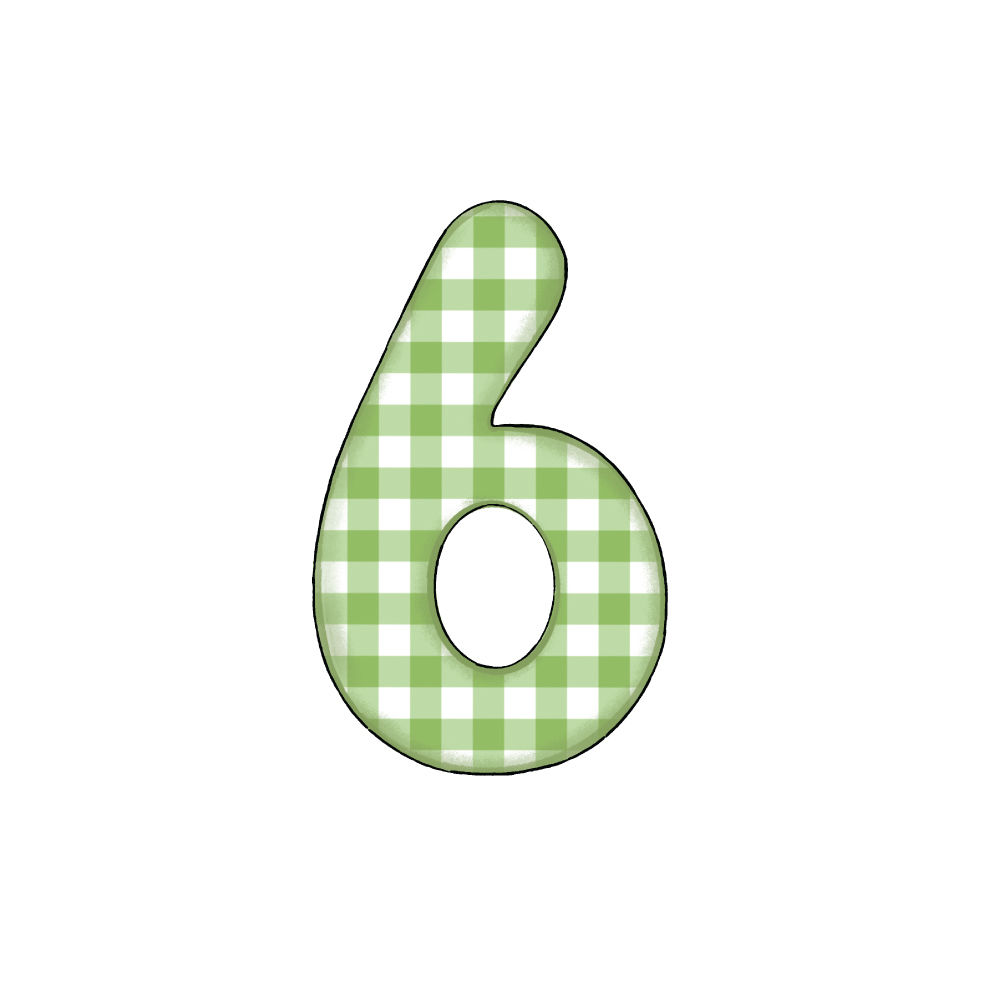 Numero 6 Green Check