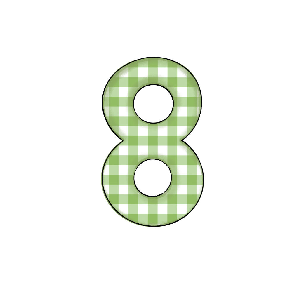 Numero 8 Green Check
