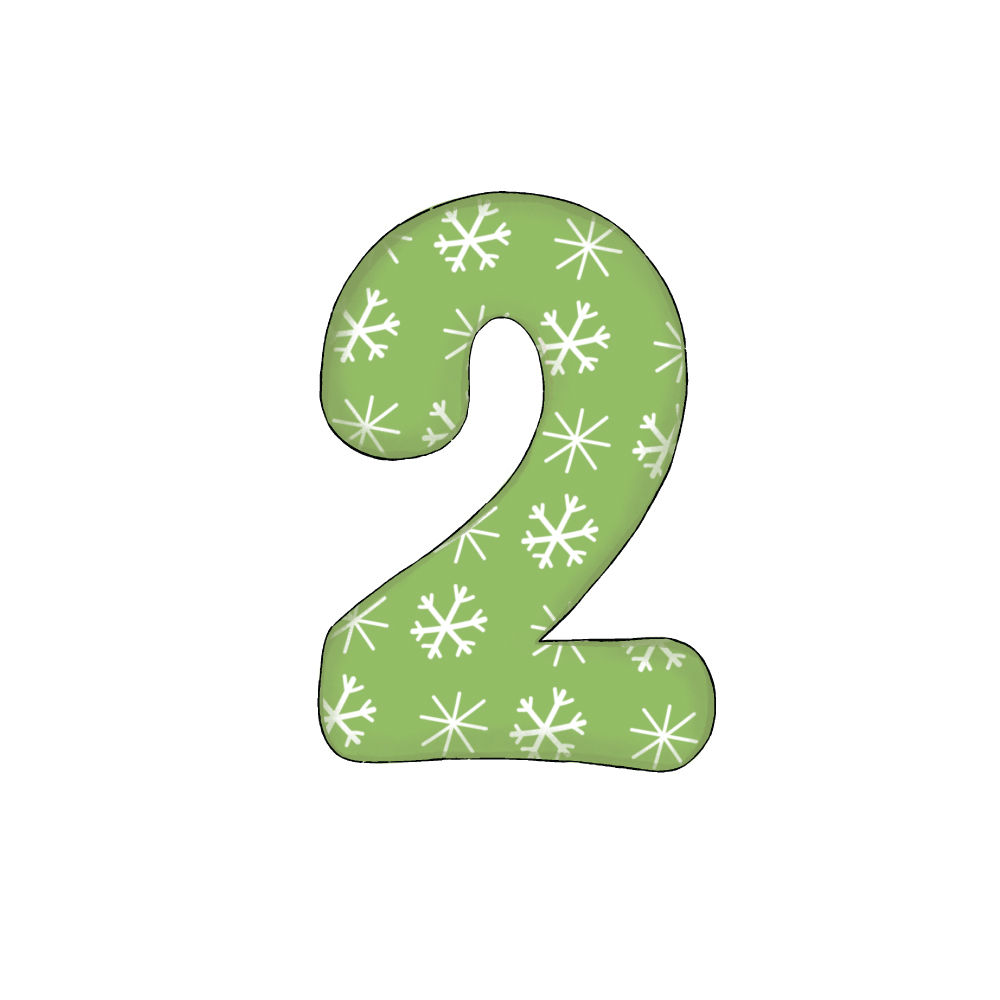 Numero 2 Effetto Green Snowflake