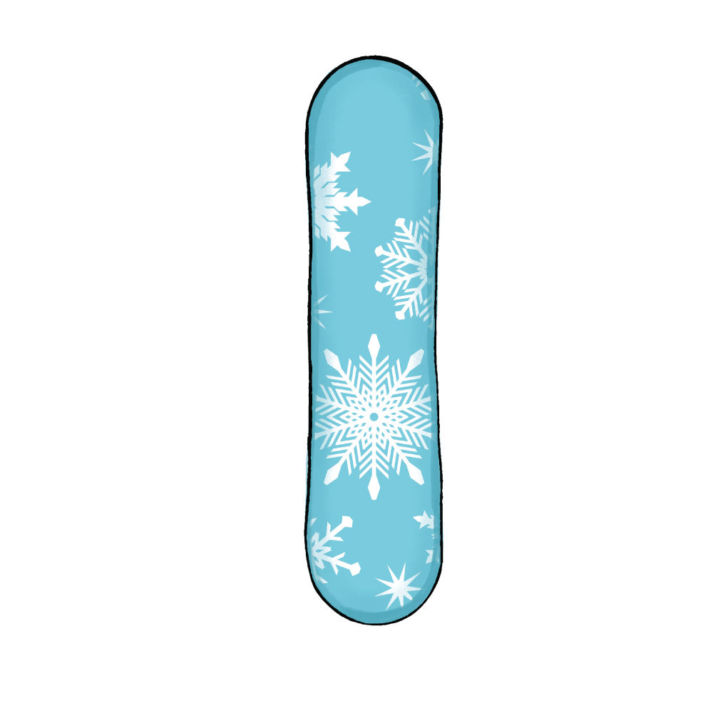 Lettera I Effetto Green Snowflake