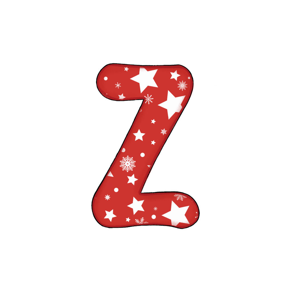 Lettera Z Effetto Red Star
