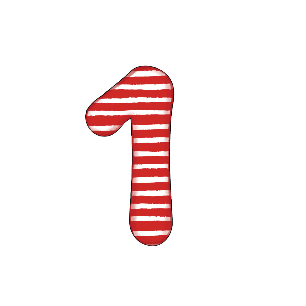 Numero 1 Effetto Red Stripe