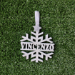 Cristalli di Neve in Legno verniciati