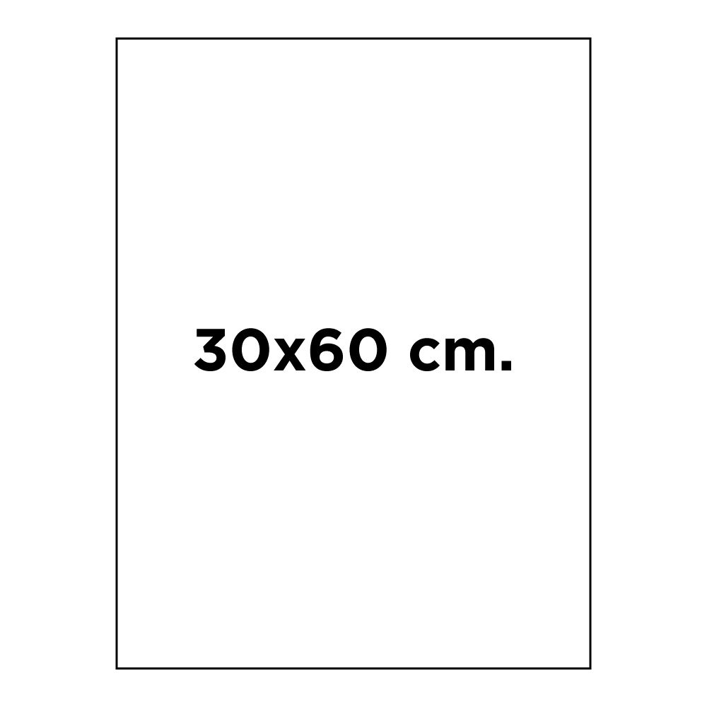 30x60 cm. 