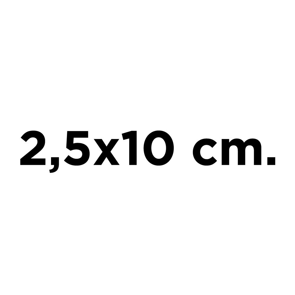 cm. 2,50x10 