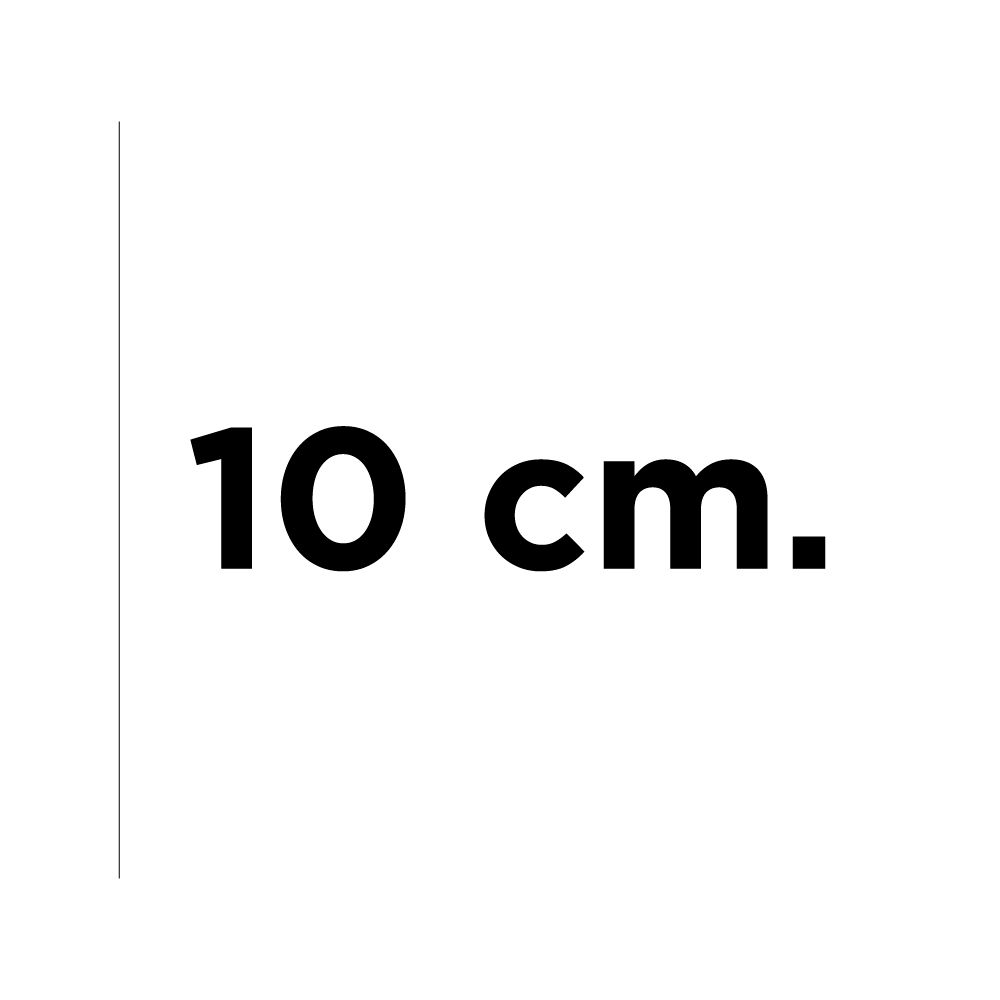 h. 10 cm.