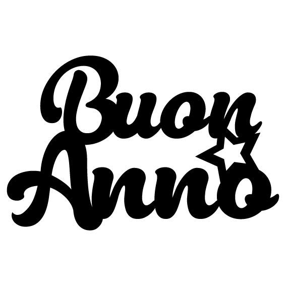 SCRITTA BUON ANNO