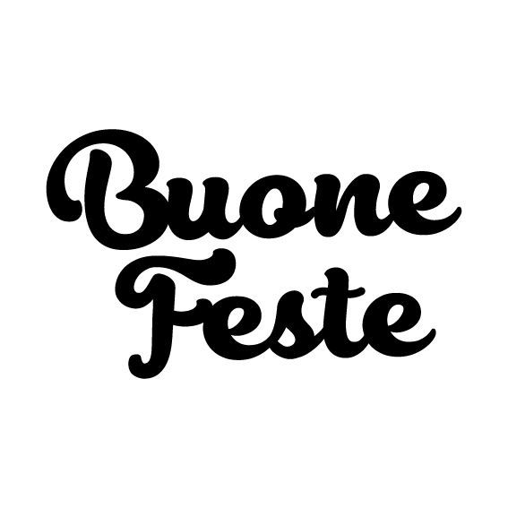 SCRITTA BUONE FESTE