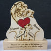 Puzzle Famiglia Leoni in Legno Personalizzati