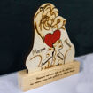 Puzzle Famiglia Leoni in Legno Personalizzati