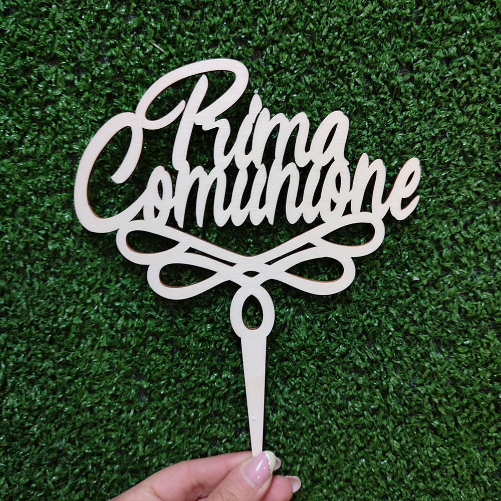 2 Cake Topper Legno Per 1° Compleanno - Decorazione Torta Wild One, Baby Shower, Festa Bambini - Foto 8