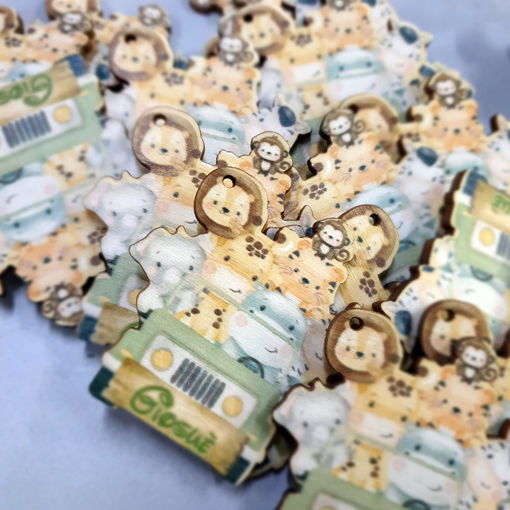 Oggettini in Legno Personalizzati con Stampa UV