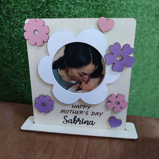 Portafoto in Legno personalizzato per festa della mamma