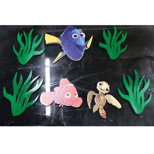 Set Nemo con Stampa UV su Polifoam - 7 Pezzi