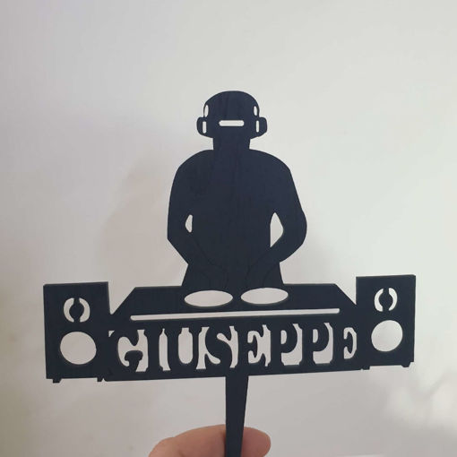 Cake Topper in Legno "Buon Compleanno"