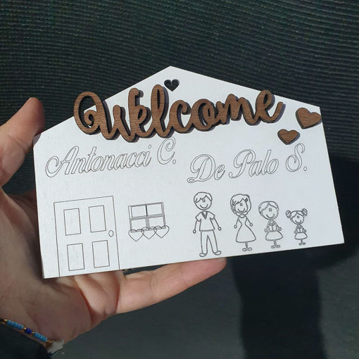 Dietro Porta in Legno Personalizzato